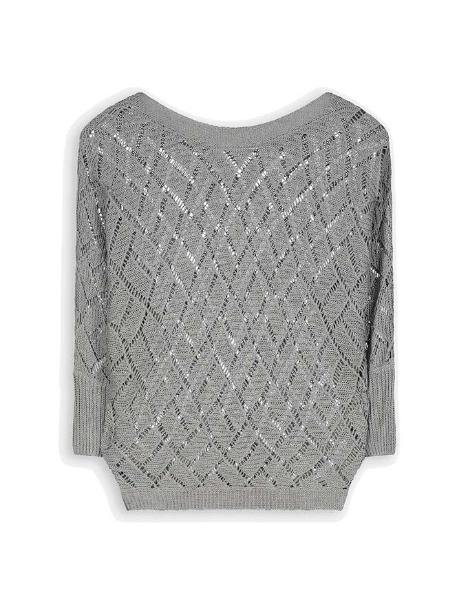 Strickpullover - Baumwoll-Mix