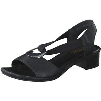 Rieker Sandale in schwarz