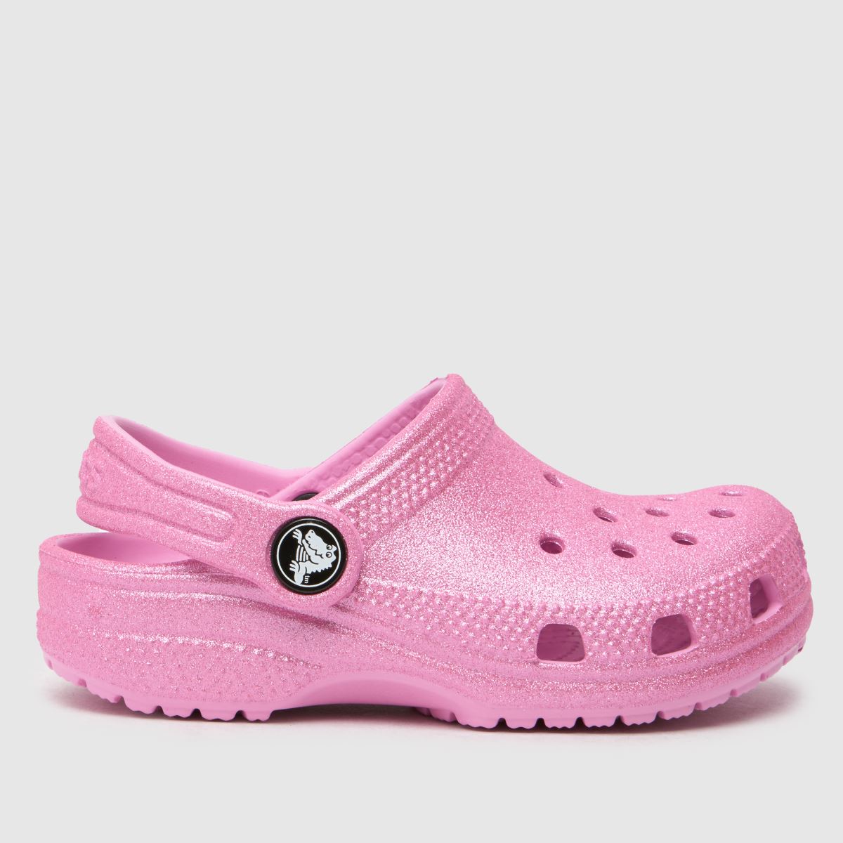 Crocs rózsaszín klasszikus csillámos klumpa lány kisgyermek szandál