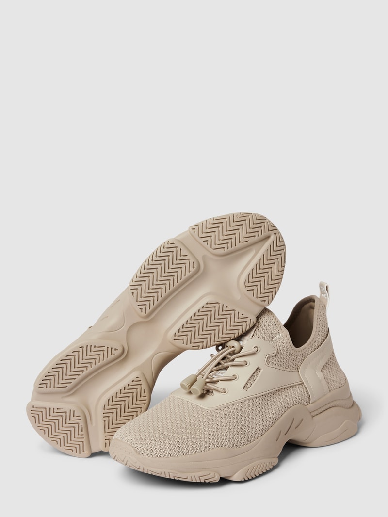 Sneaker mit Label-Patch Modell 'MATCH' in kitt