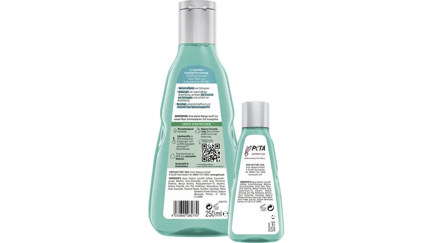 GUHL Anti-Schuppen Shampoo + Mini 300 ml