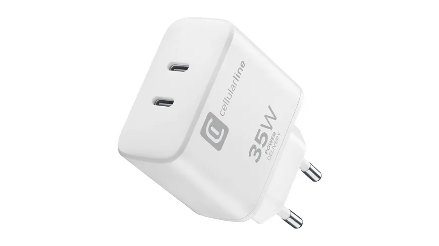 Cellularline Dual Port Travel Charger 35W White