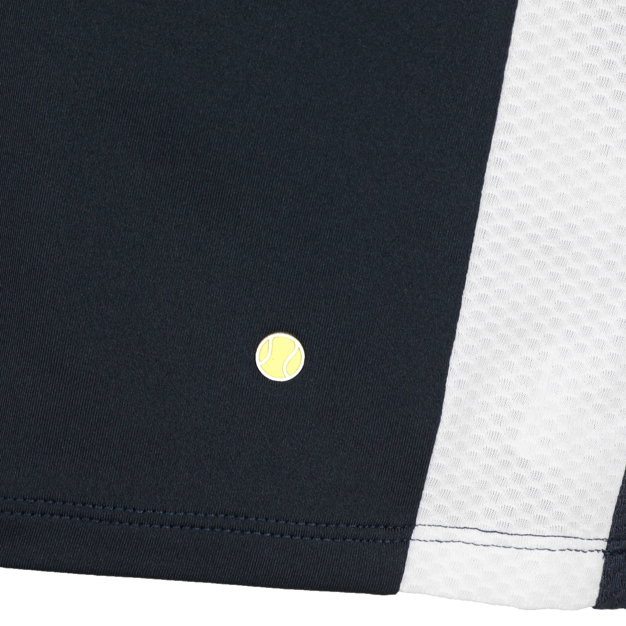 Tie-Break T-Shirt Damen - Dunkelblau, Weiß