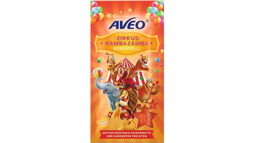 AVEO Kids Zirkus Rambazamba Badekristalle 60 g