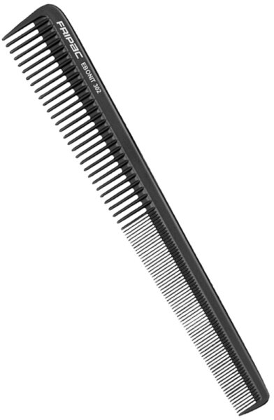 Fripac Matt Black Schneidekamm, Schräg 18,5 cm Schneidekamm