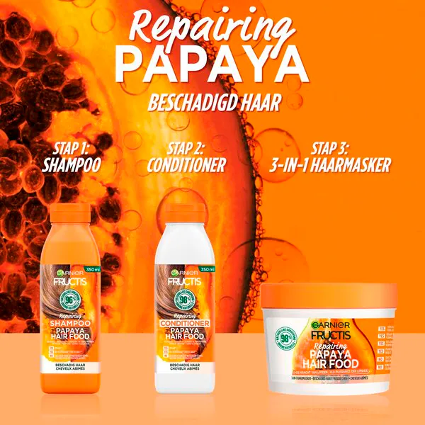 Shampoo Garnier Fructis Papaya Hair Food 350ml