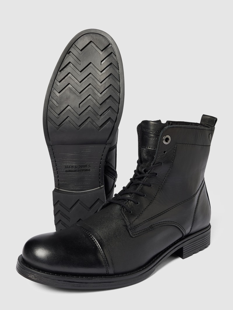 Boots aus Leder Modell 'SHAUN' in schwarz