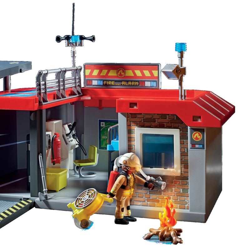 71193 Caserne de pompiers transportable Playmobil City Action