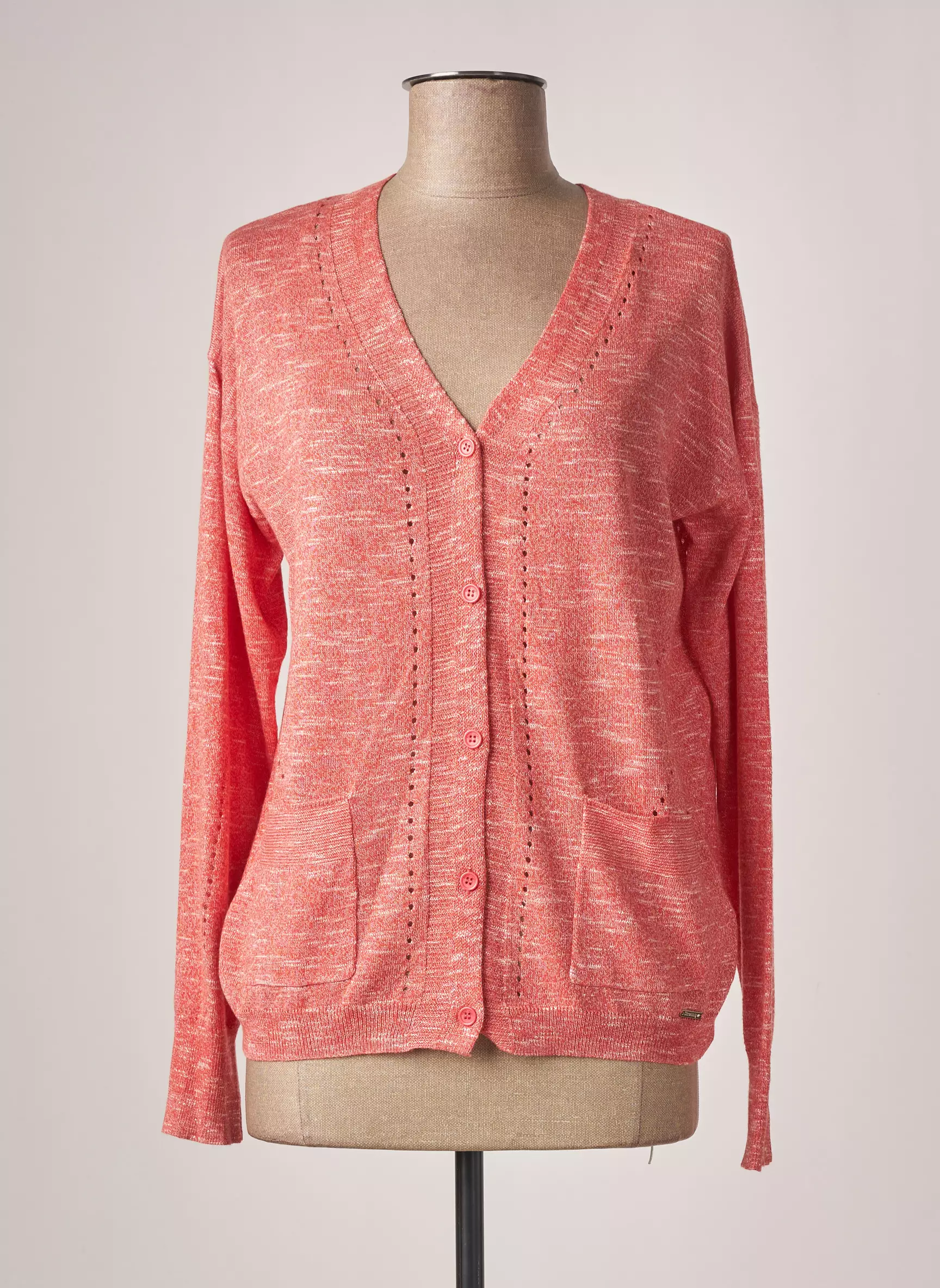Diane Laury Cardigans Femme couleur rose