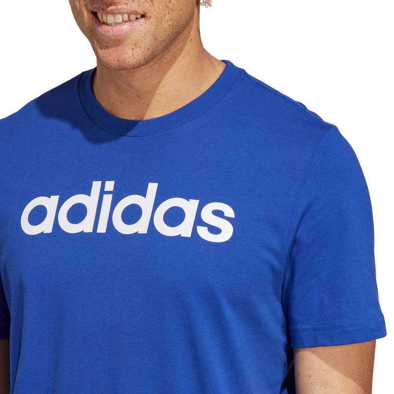 adidas ESSENTIALS LINEAR EMBROIDERED LOGO T-Shirt Herren