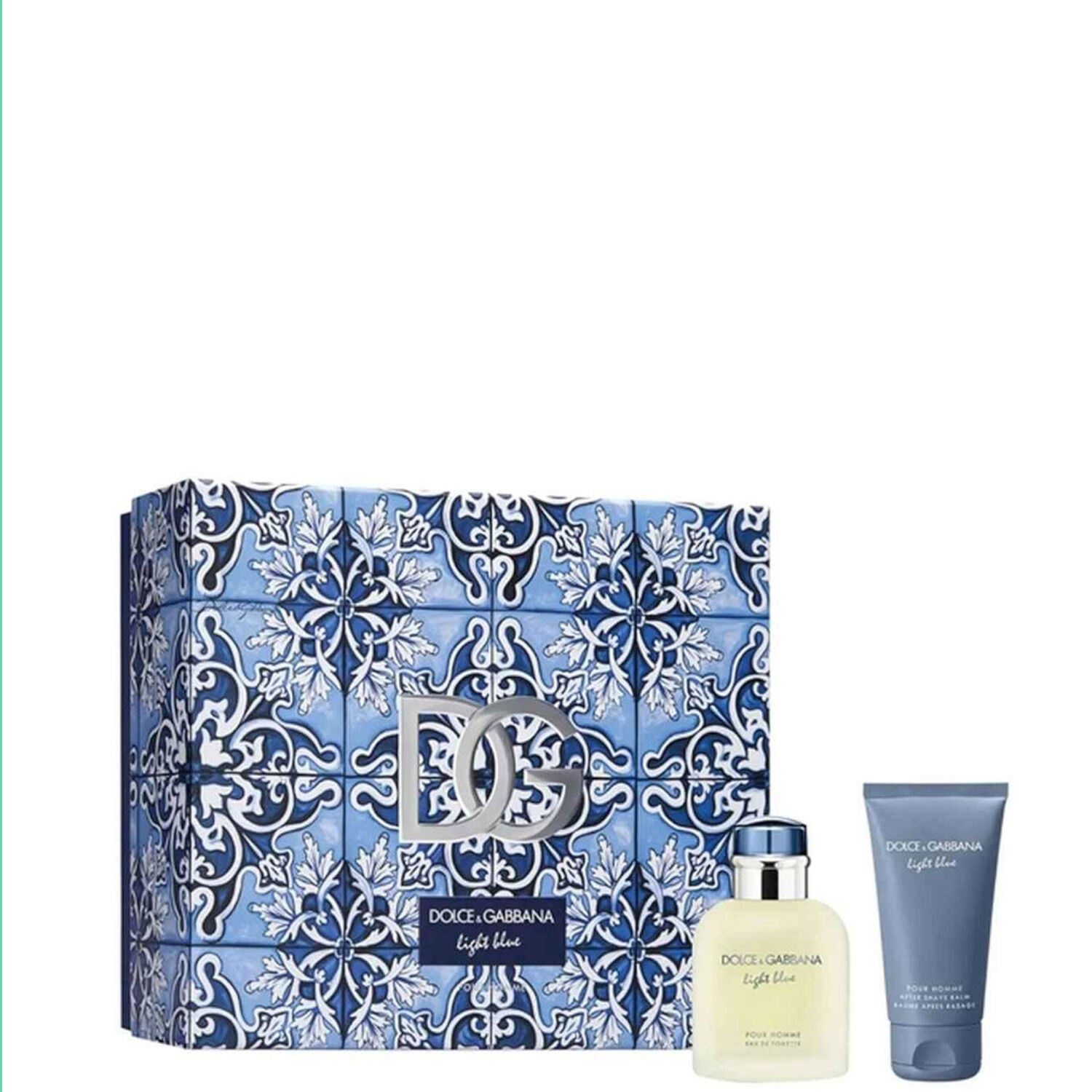 Dolce & Gabbana Light Blue Homme Coffret Eau de Toilette 75ml + Baume Après-Rasage 50ml