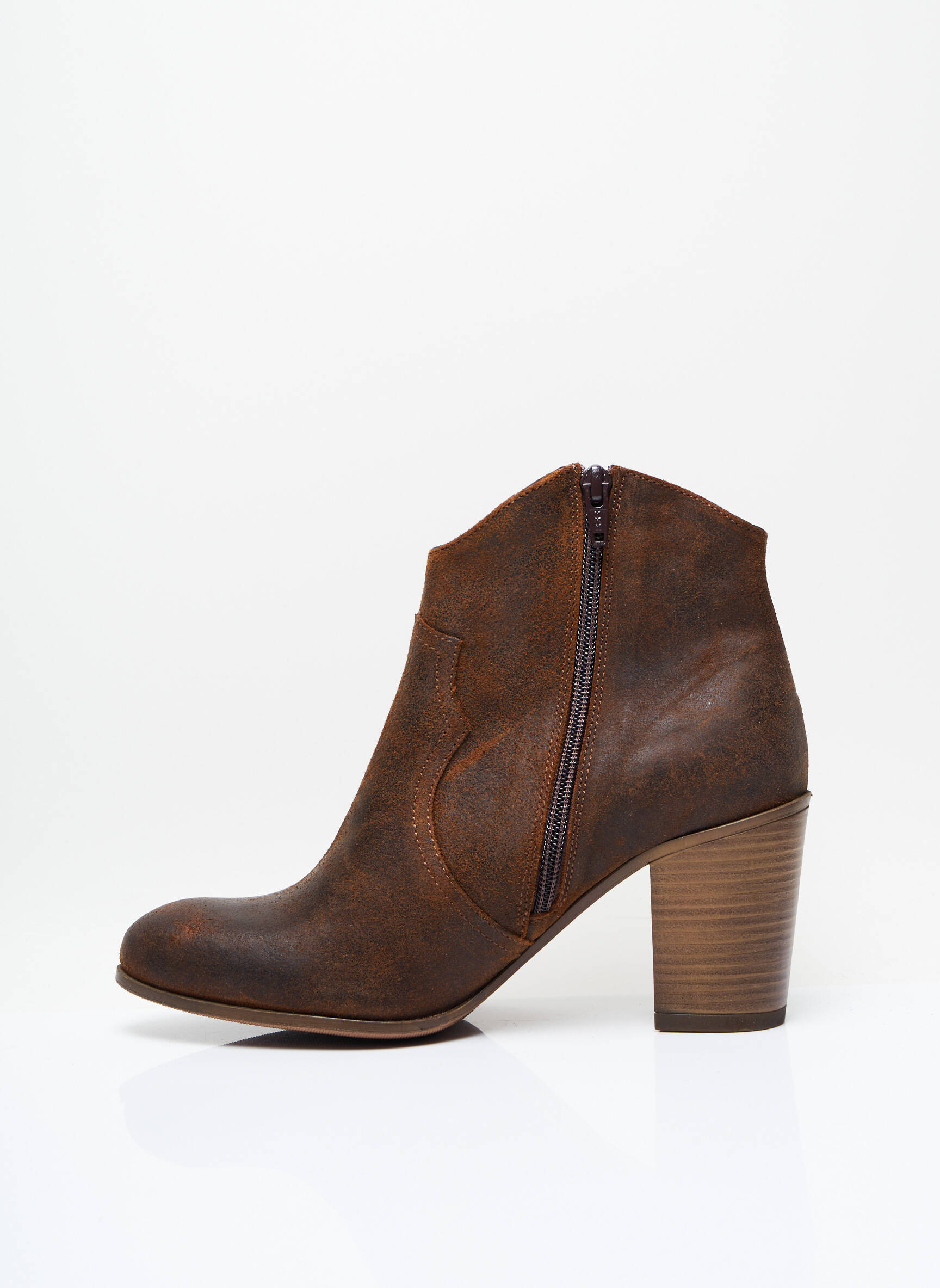 Aliwell Bottines Femme couleur marron