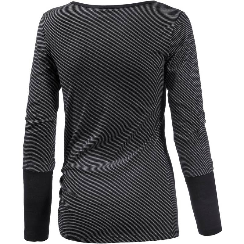 iriedaily Asym Stripe Langarmshirt Damen