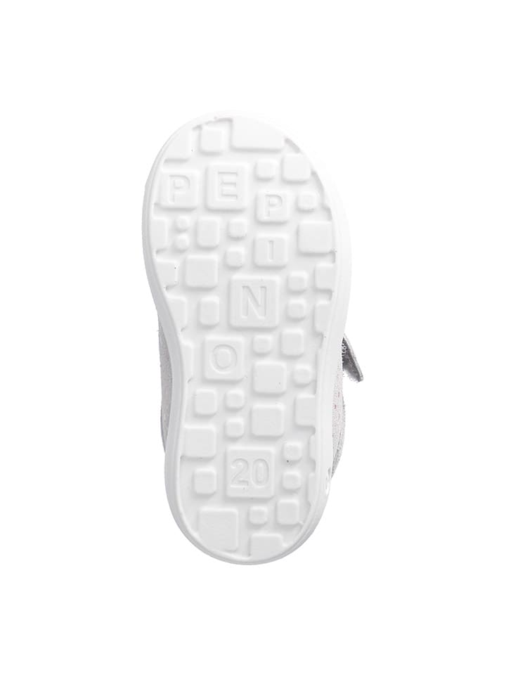 PEPINO Leder-Sneakers in Grau günstig kaufen