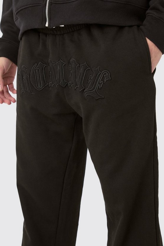 Lockere Homme Jogginghose in Waffeloptik