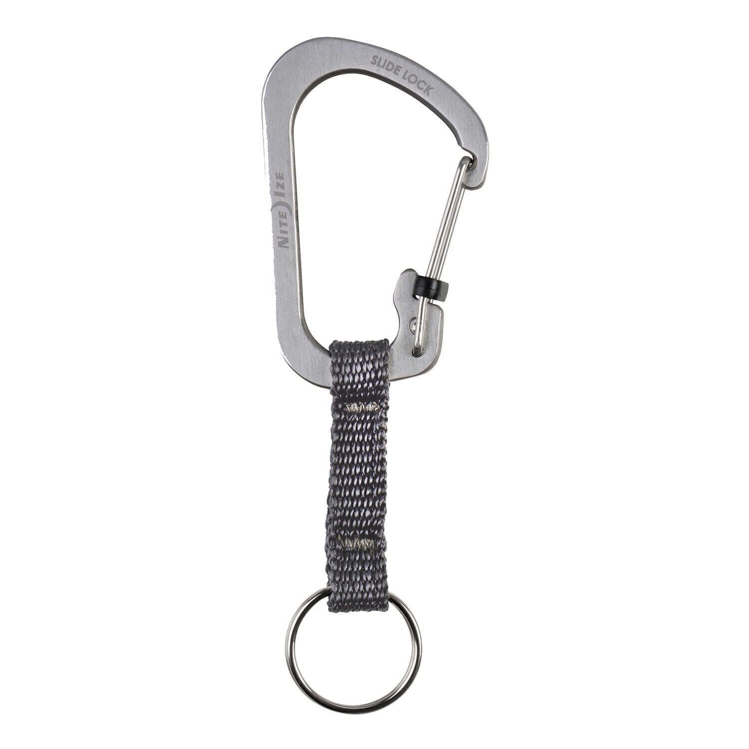 Slide Lock Key Ring Karabiner