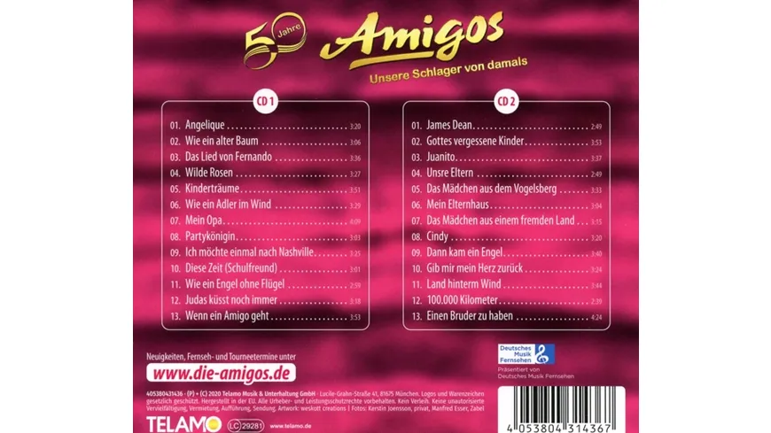 50 Jahre:Unsere Schlager von damals