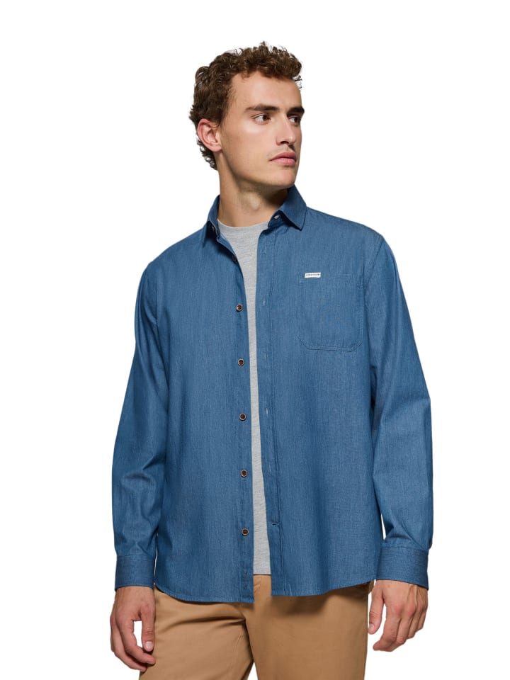 Polo Club Hemd in DENIM günstig kaufen