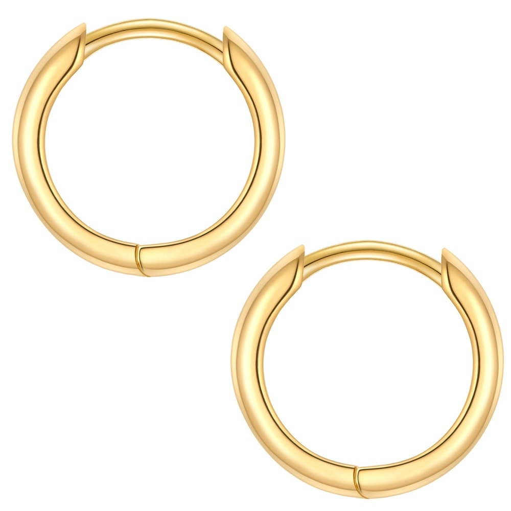 Rafaela Donata Boucles doreilles Argent sterling en Or jaune Boucles d'oreilles