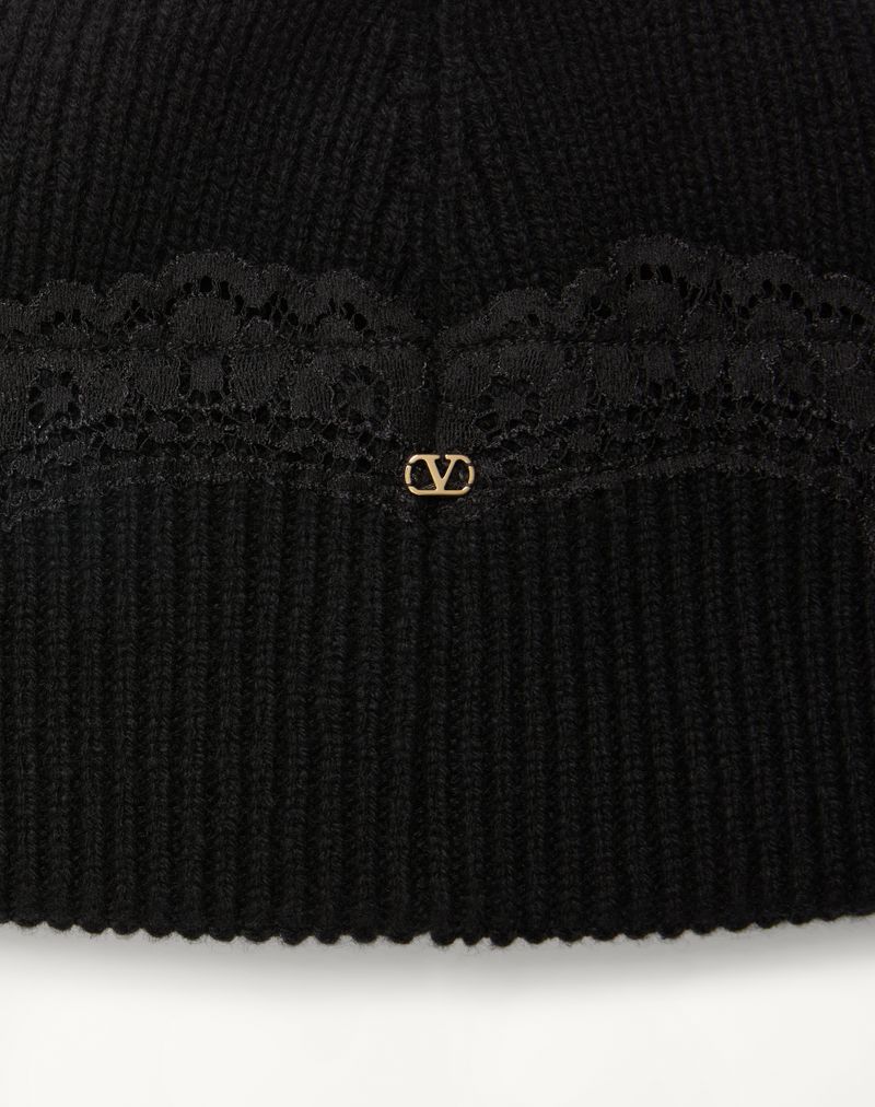 VLogo Signature Cashmere og Blonde Beanie Hat