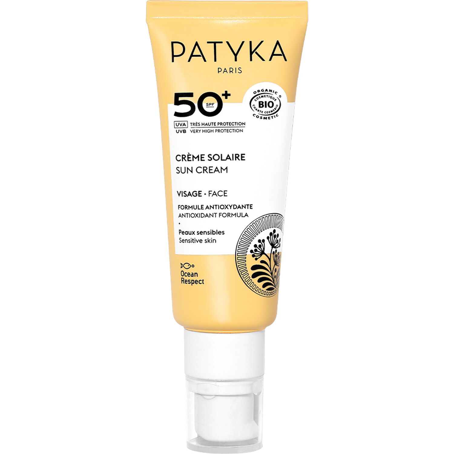 Patyka Solaire Crème Solaire Visage SPF50+