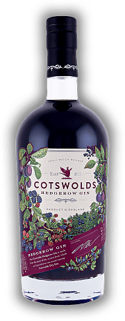 Cotswolds Hedgerow Gin Cotswolds Hedgerow Gin Dunkelfruchtig und duftend. 0,7	 Liter - Vol 40,6%