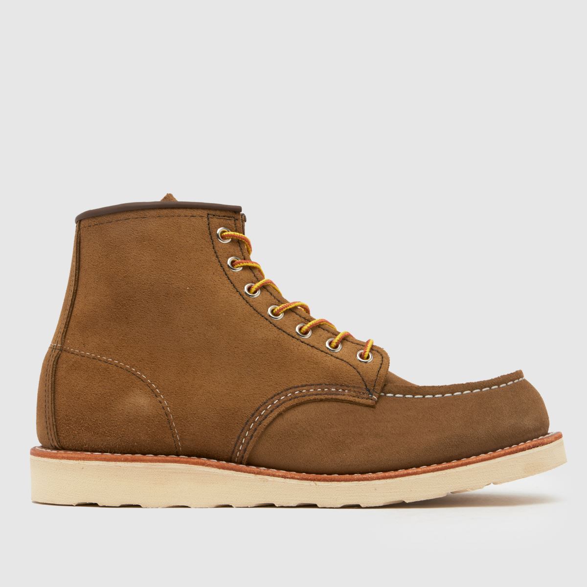 Red Wing – 6-tums klassiska stövlar med mockatå i khakifärg
