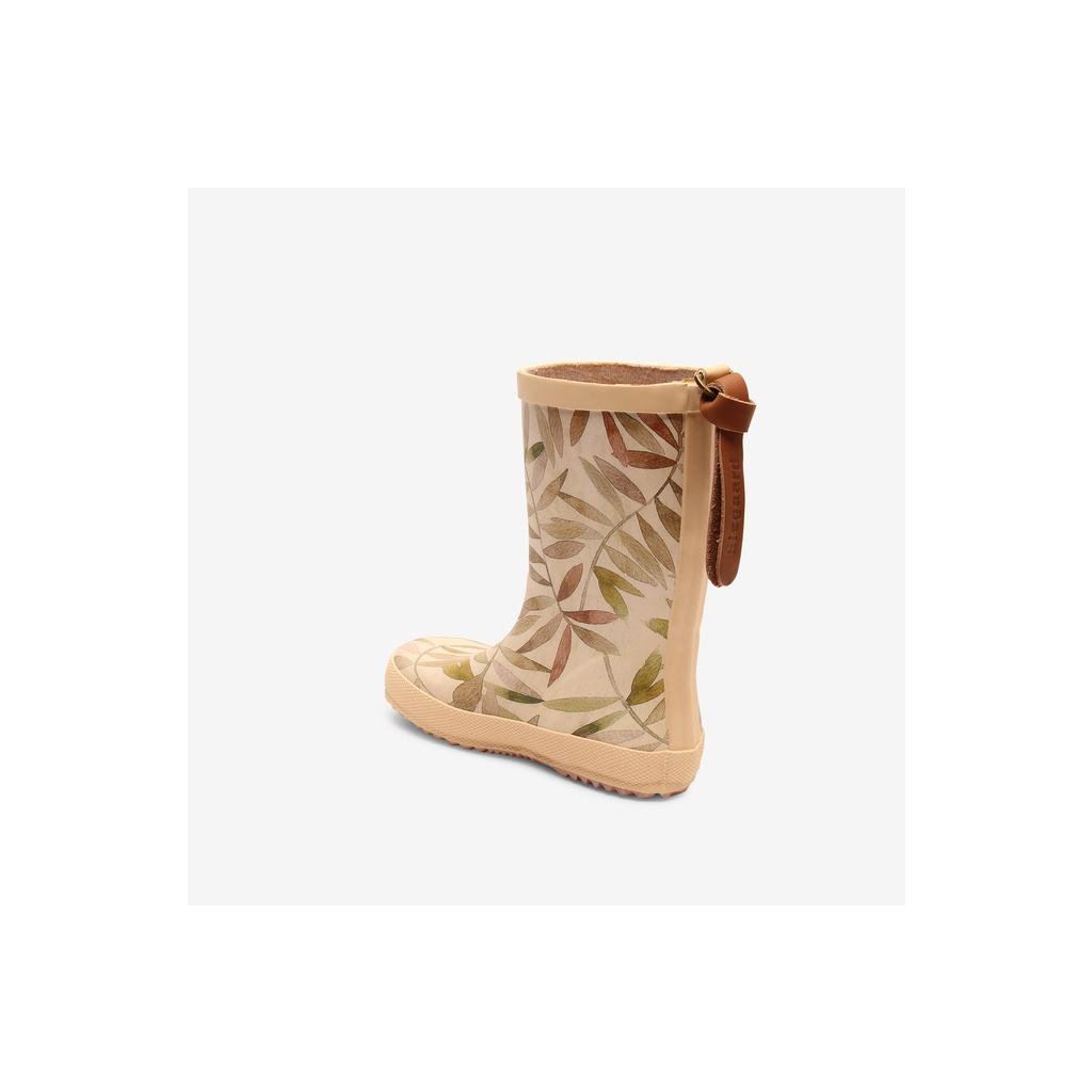 Bisgaard Beige Leaves Gummistiefel