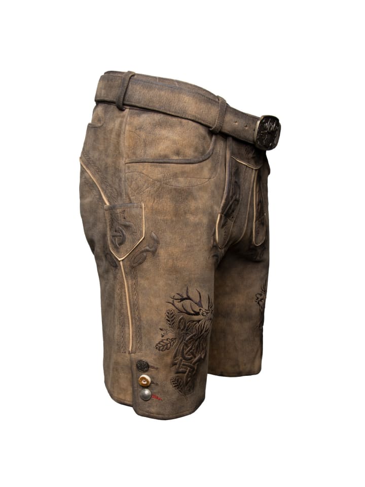 Spieth & Wensky Lederhose Nercel in braun günstig kaufen