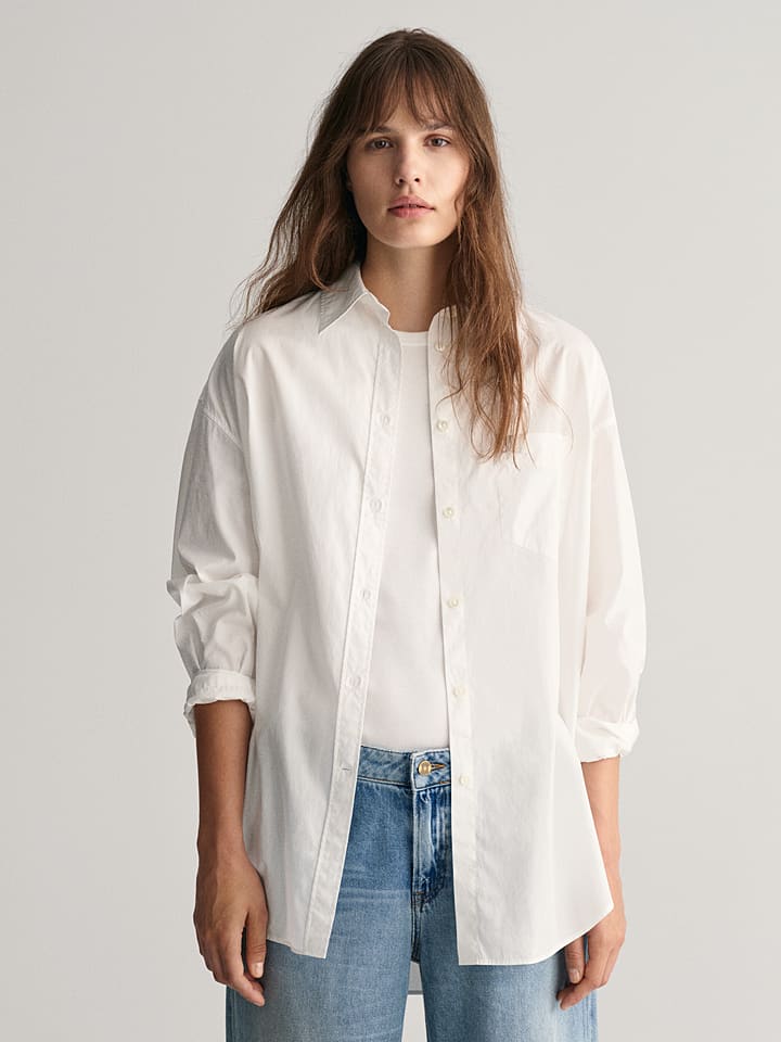 Gant Hemd in Weiß günstig kaufen