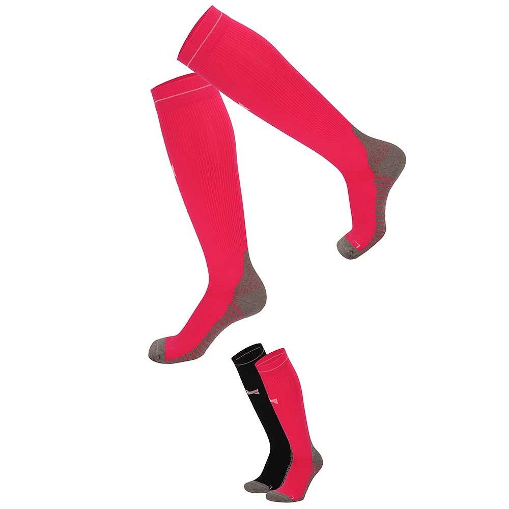 Xtreme 6 Paar Multi Black Kompressions-Laufsocken