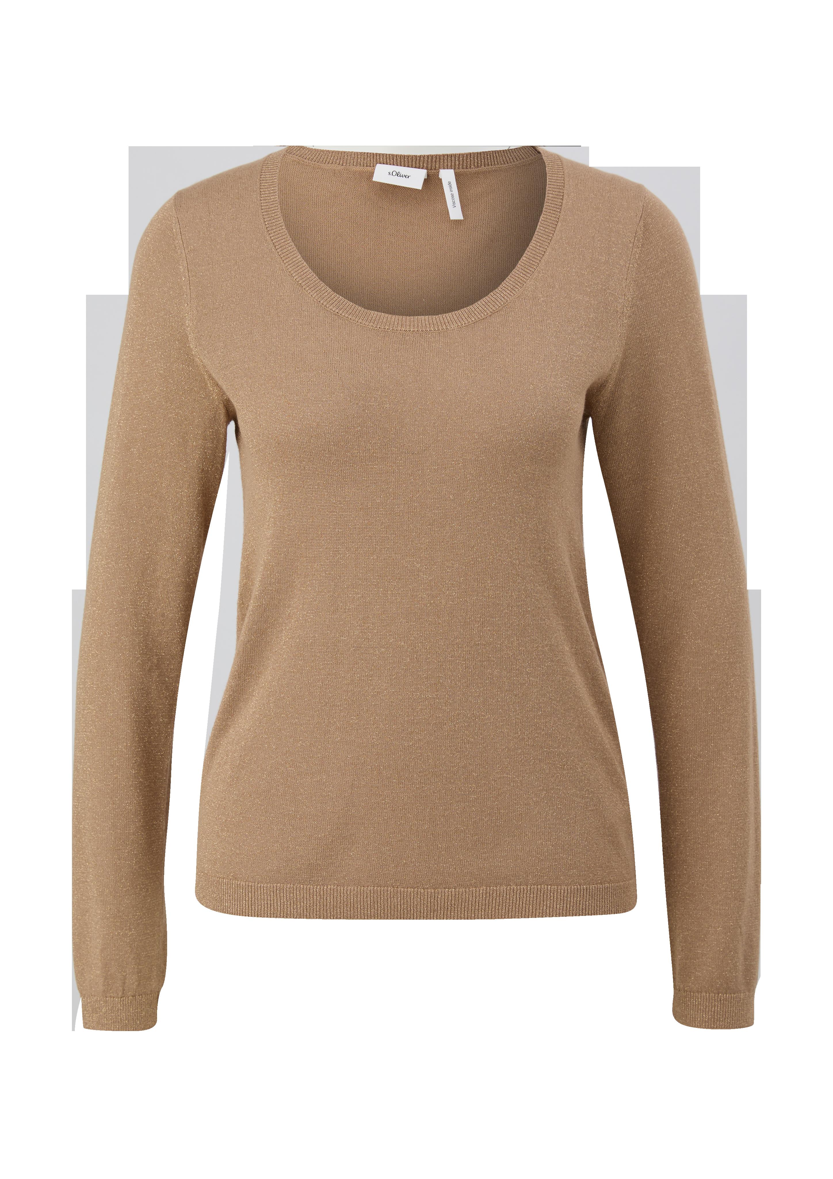 Strickpullover mit Glitzergarn  2120332-84X1