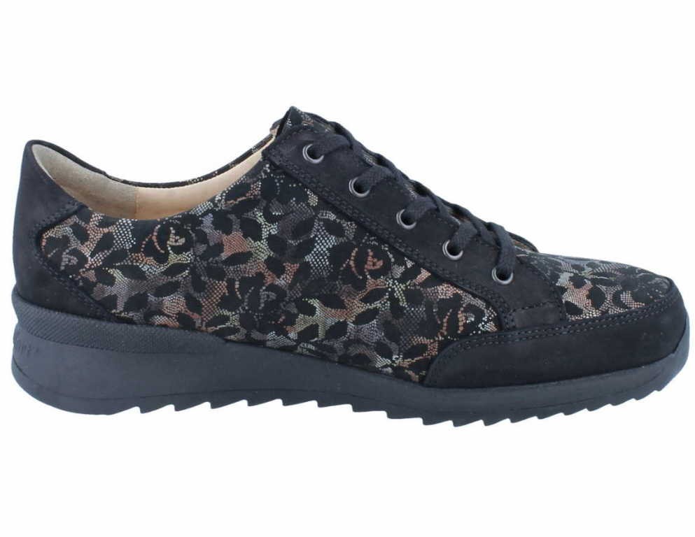 FINN COMFORT Komfort Schnürer schwarz