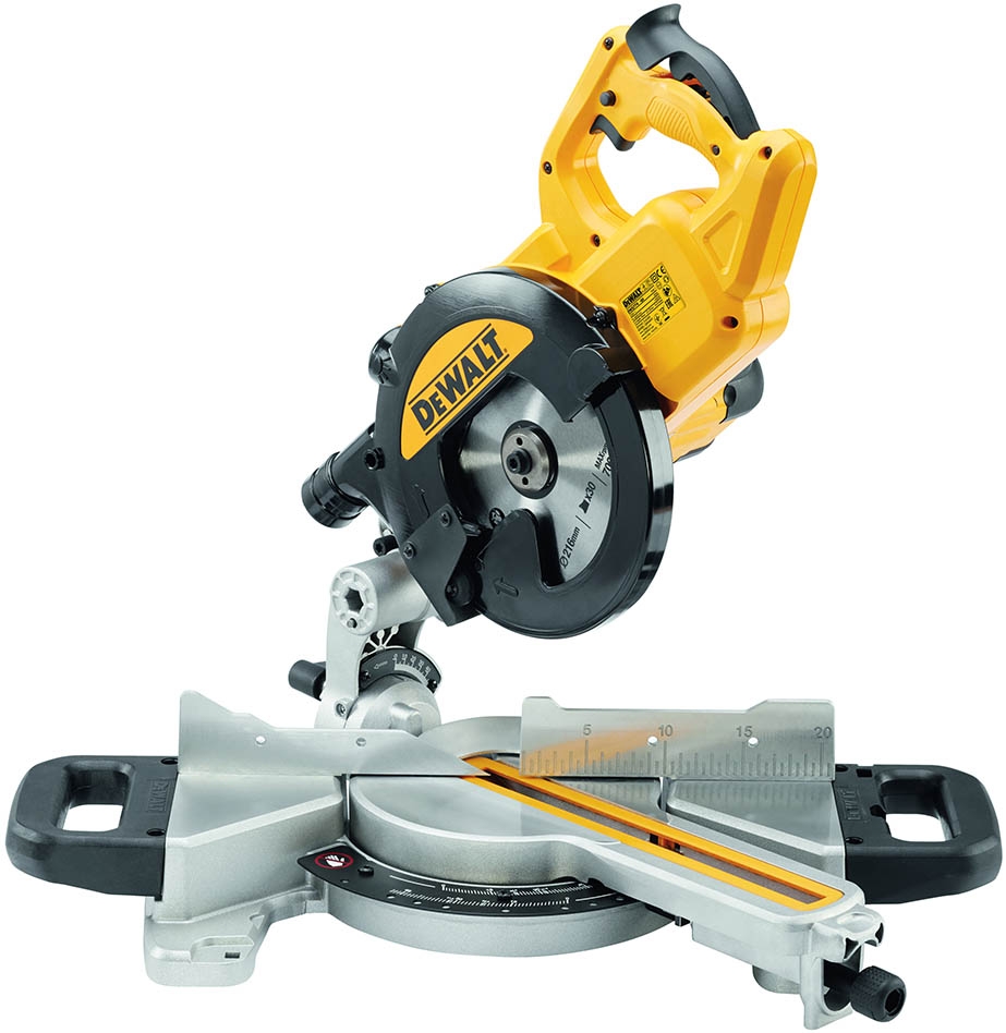 Fierăstrău telescopic pentru tăieri transversale și unghiulare DeWalt DWS774-QS XPS 1400 W 216 mm