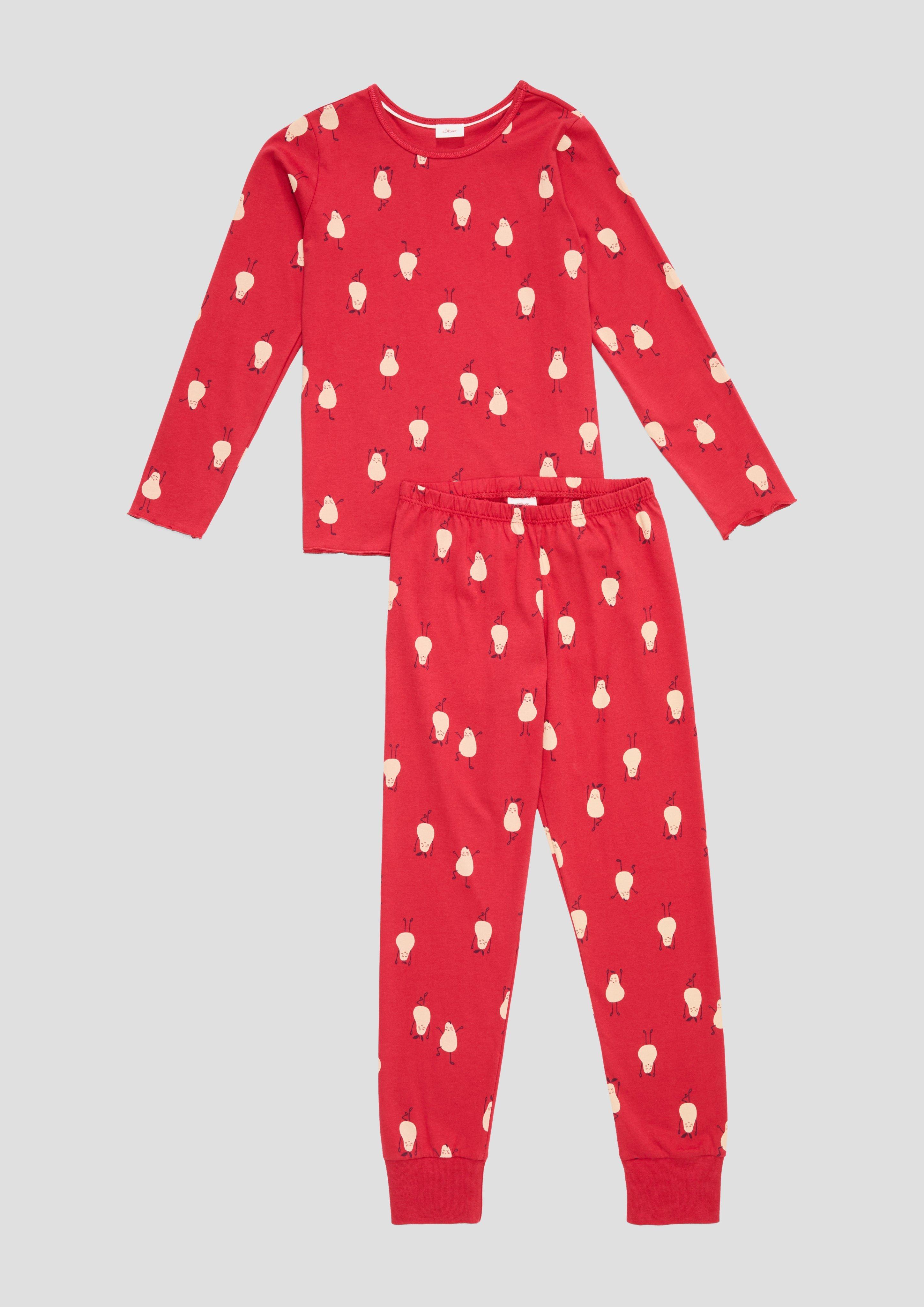 Langes Pyjama-Set mit All-over-Print&nbsp;  6008502-3376