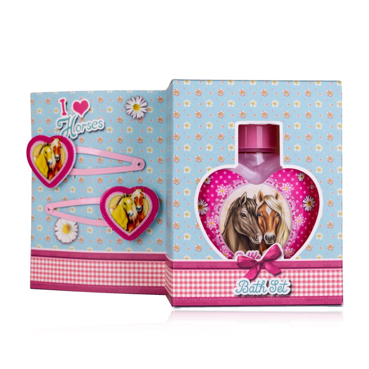 accentra Badeset I LOVE HORSES in Geschenkbox