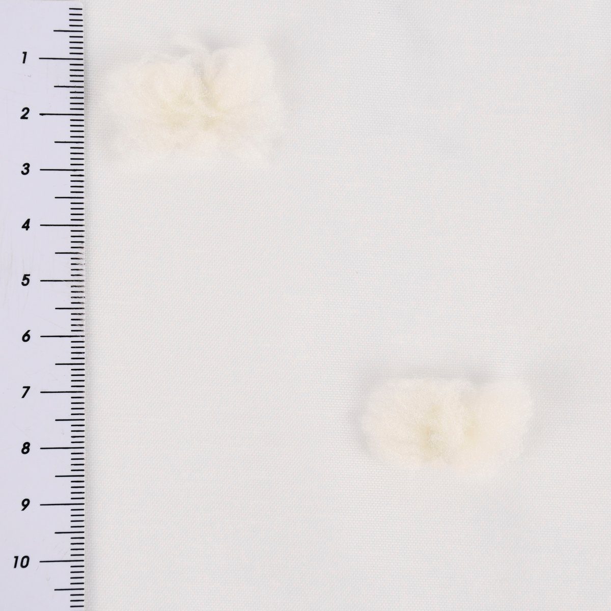 Meterware Rasch Textil Bambino Stores Pom Pom Puscheln weiß creme 3m, (1 St), halbtransparent, Kunstfaser, bestickt