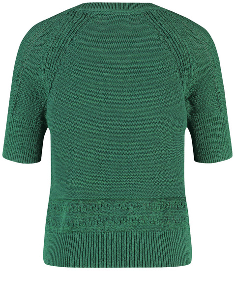Kurzarmpullover aus Sommerstrick