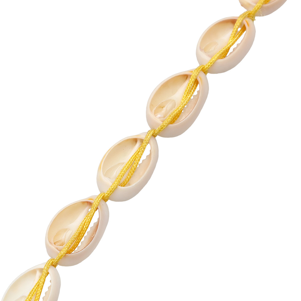 Elli Elli Collier Femmes Choker tendance plage avec coquillages cauris en argent sterl collier