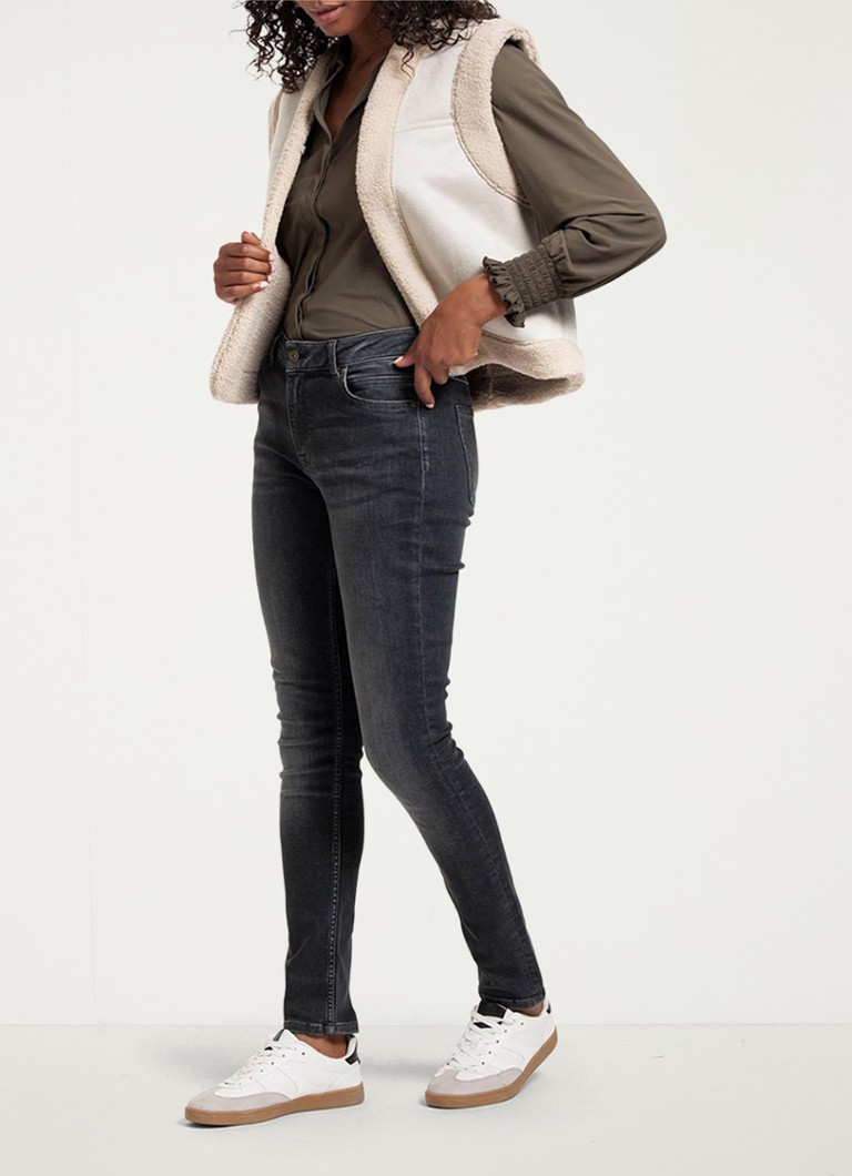 Blugi skinny cu talie înaltă Suki de la Studio Anneloes, culoare spălată