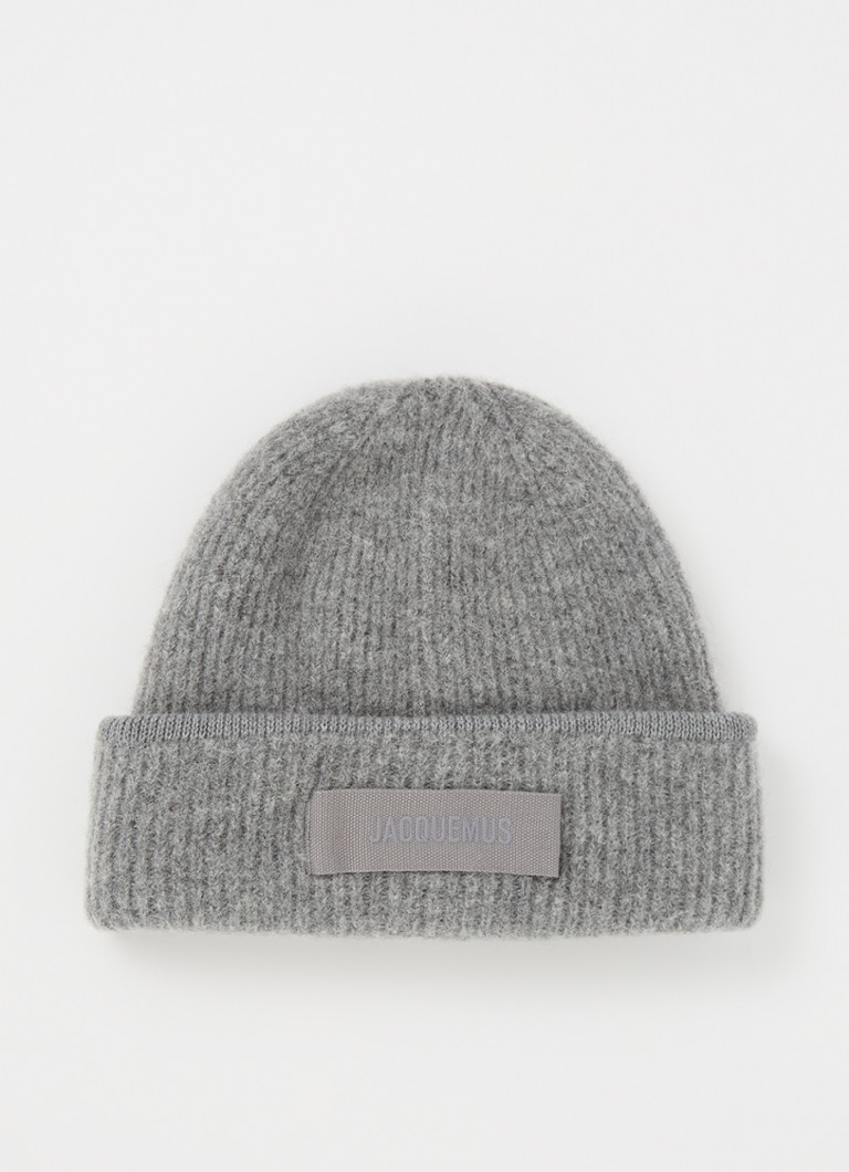Bonnet Jacquemus Le Bonnet en grosse maille mélangée de laine d'alpaga