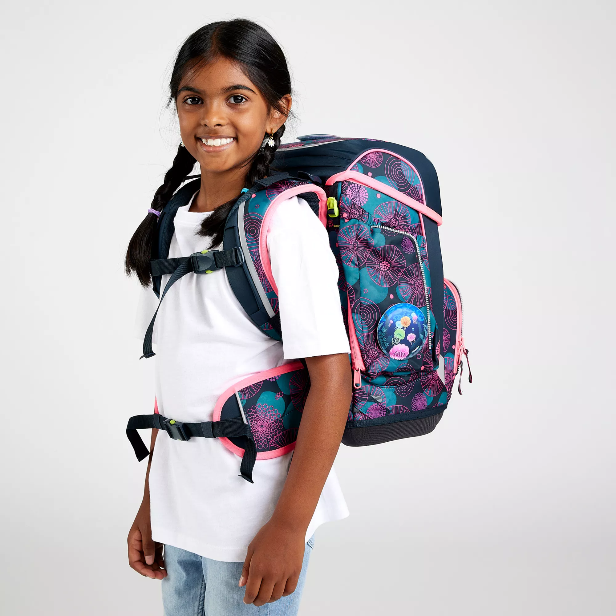 ergobag Schulranzen Set Korallbär