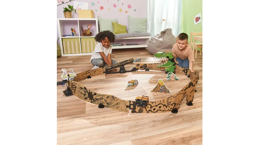 VTech - Car-Board Racers - Dino-Adventure Set