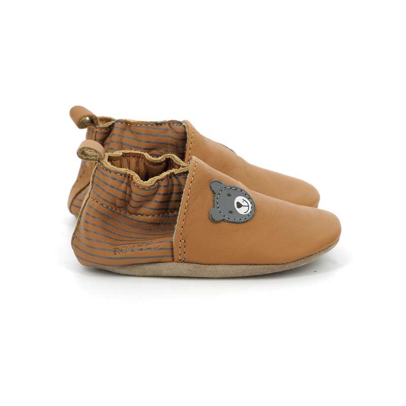 Chaussons cuir tannage vegetal Doubear