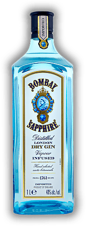 Bombay Sapphire 40% 1,0 Liter Bombay Sapphire 40% 1,0 Liter  1	 Liter - Vol 40%