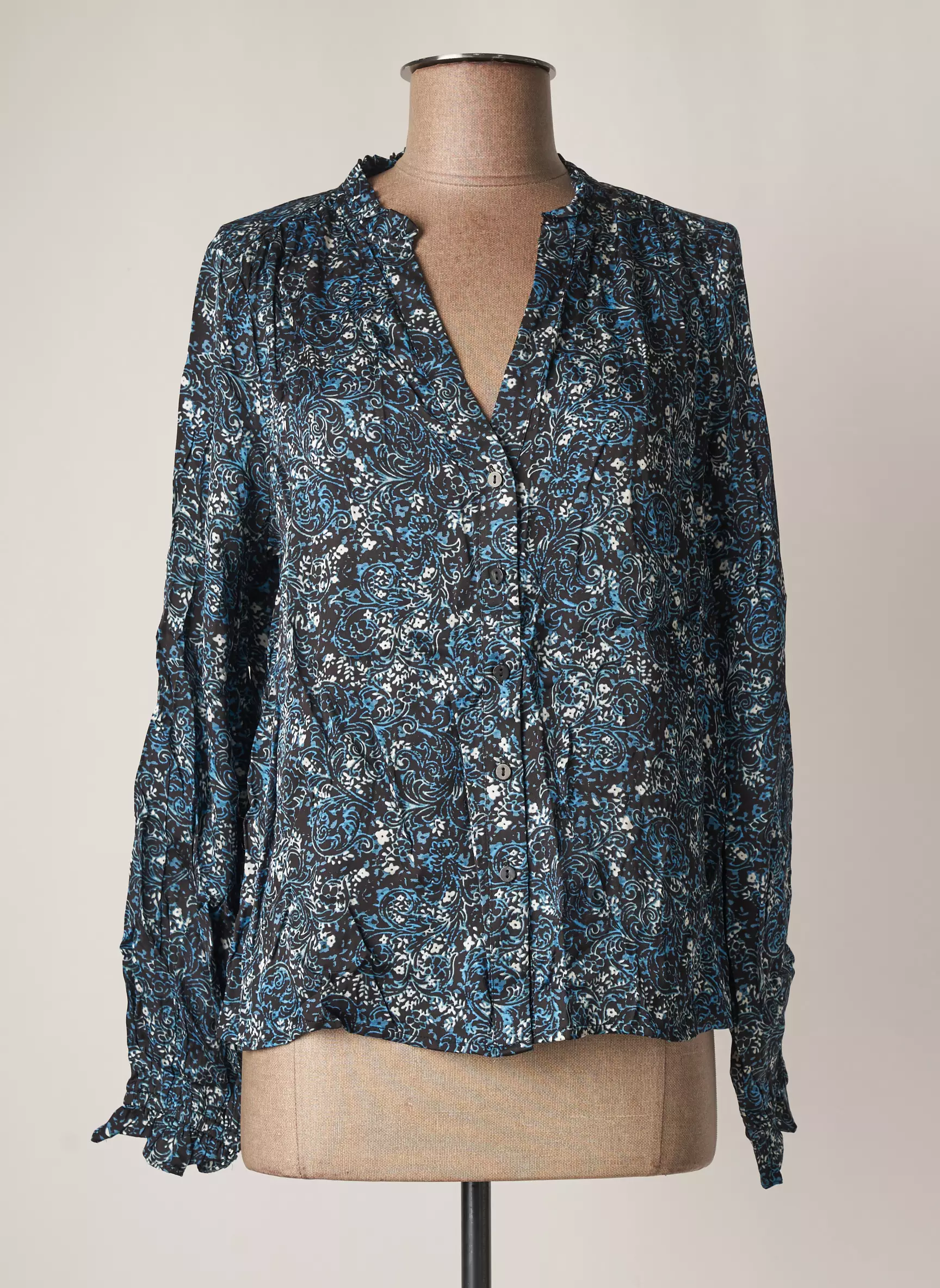 Vila Chemisiers Femme couleur bleu