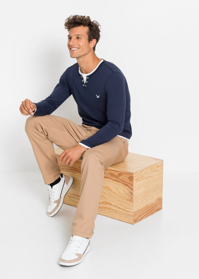 2 in 1 Shirt (2er Pack), Langarm