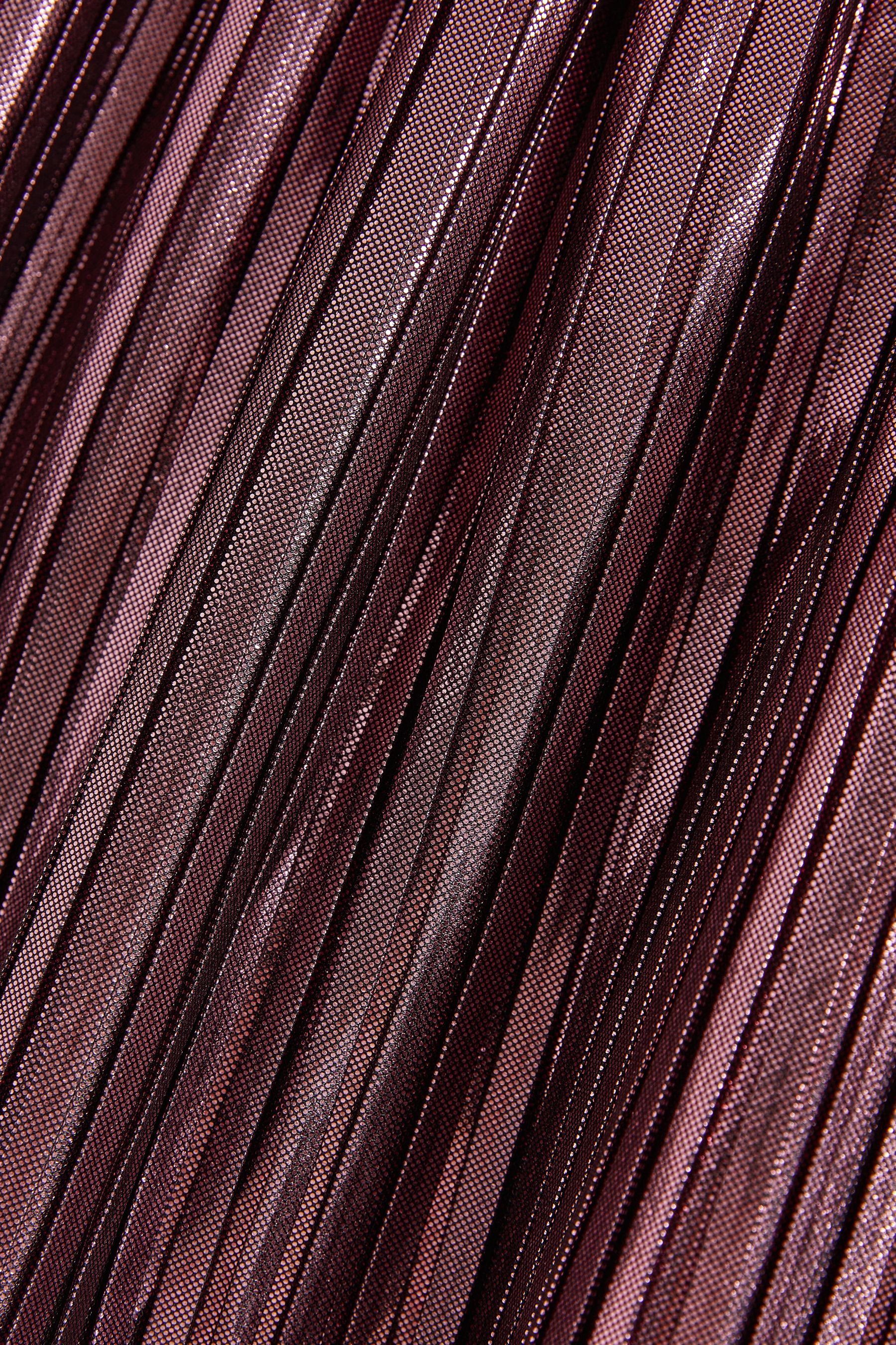 Next Plisseerock Faltenrock in Metallic-Optik (1-tlg)