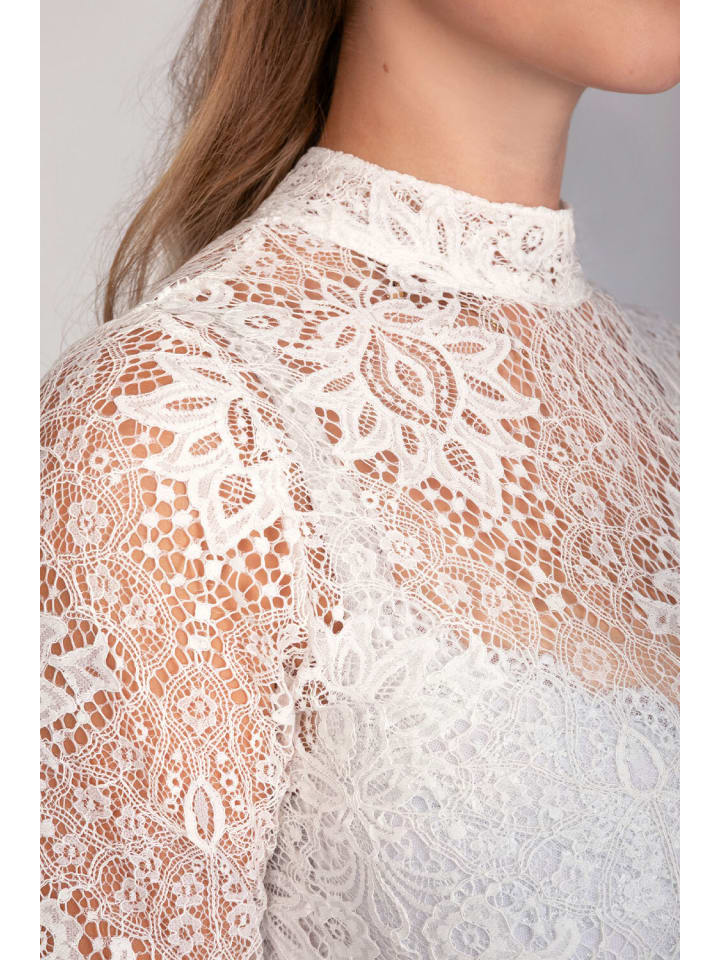 Edelnice Dirndlbluse Sissi creme in weiß günstig kaufen