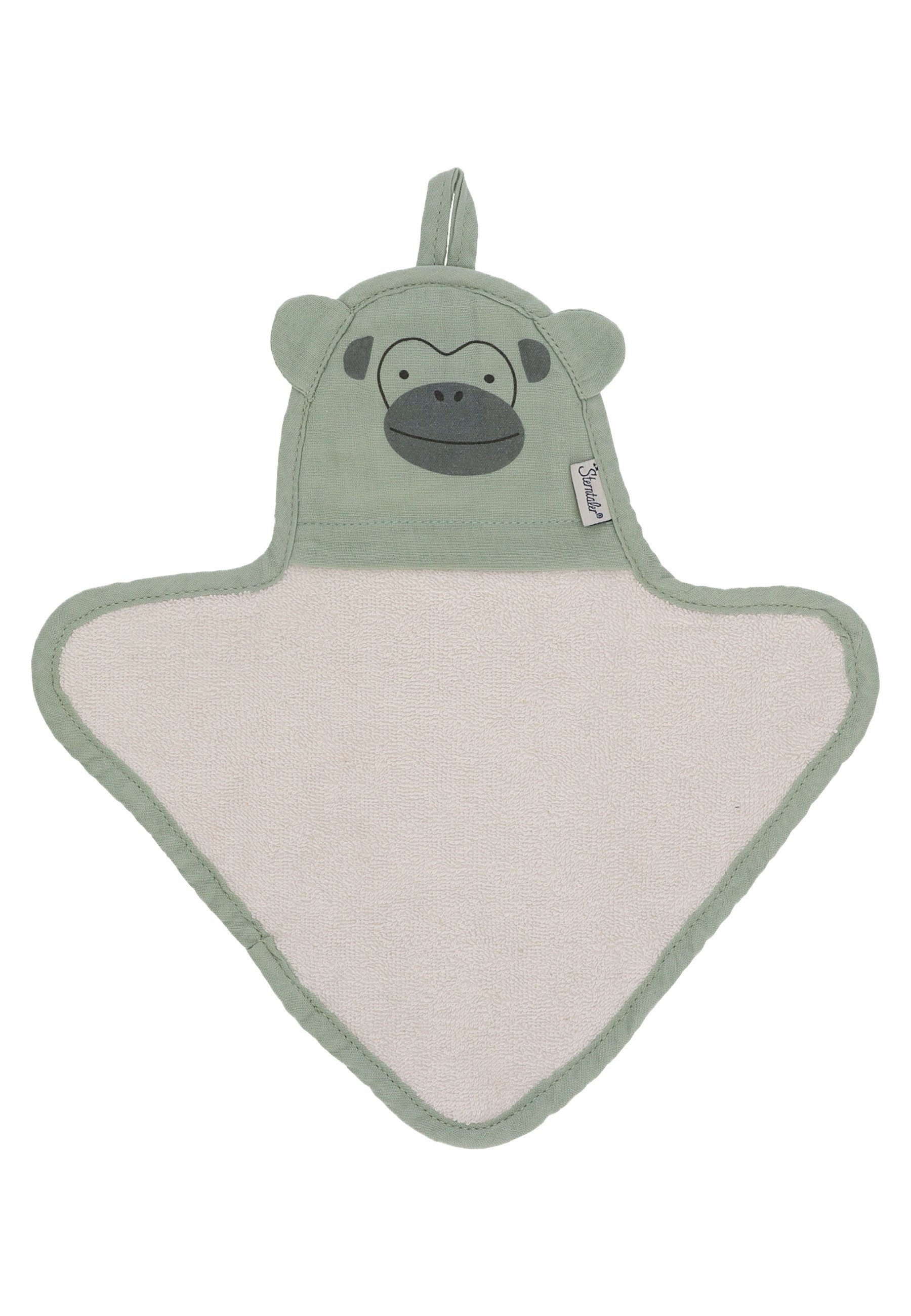 Sterntaler® Waschhandschuh Baby-Waschlappen Albert (Affe Albert, 1-tlg)